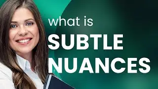 Understanding Subtle Nuances in English