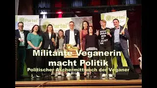 Militante Veganerin macht Politik, Raffaela Raab als Gastrednerin bei der V-Partei&sup3;