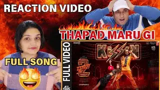 KISSIK (Full Video) Hindi: ALLU ARJUN, SREELEELA | PUSHPA 2 THE RULE | SUKUMAR | SREELEELA  REACTION