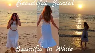 BEAUTIFUL SUNSET|BEAUTIFUL IN WHITE|#jeanmisal #sunset