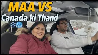 Canada ki thand me Maa ka haal ❄️🥹 | Downtown Ottawa, Parliament Lights | Indian Vlog