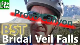 Bonneville Shoreline Trail Bridal Veil Falls in Provo Canyon