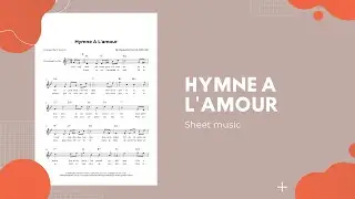 Hymne A L'amour - Trumpet Sheet Music
