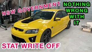 SS Commodore, Donor car. Statutory Write off. New South Wales.