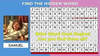 Ultimate bible word search challenge Pt1: Can you find these 20 heroes of faith? #biblewordsearch