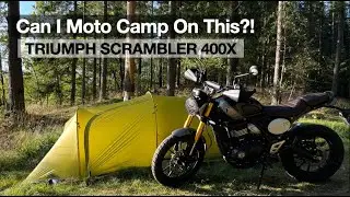 Scrambler 400x Moto Camping, With Passenger! | POV [4K]