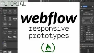 From wireframe to website prototype - Webflow Tutorial