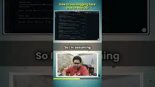 how to use hugging face chat in mac os #huggingface #macos #huggingfacechat