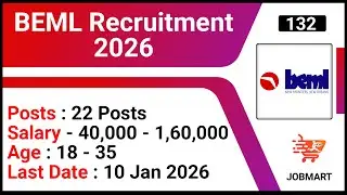 BEML Recruitment 2026 | Bharat Earth Movers Limited Recruitment 2026 | Assistant Manager Job