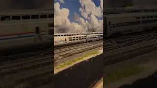 #NScale #Amtrak Silver Star #train featuring new Kato Viewliner IIs. #trains #modeltrains