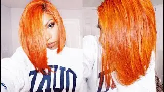 PUMPKIN SPICE/AUTUMN LEAVES PERFECT FALL COLOR! HOW TO DYE YOUR HAIR THIS FIRE COLOR USING WATER