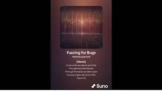 Fuzzing for Bugs 🎸🤘 AI-generated Rock Song for Security Researcher 😎