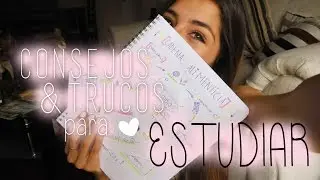 CONSEJOS Y TRUCOS PARA ESTUDIAR♡ | ValentinaGonzzz