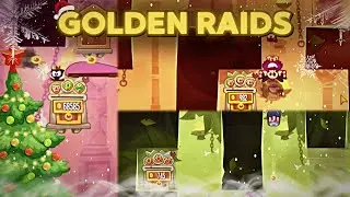 GOLDEN RAIDS ЛУЧШИЕ ПРОХОЖДЕНИЯ ЗОЛОТЫХ БАЗ ЗА 2024 King of thieves