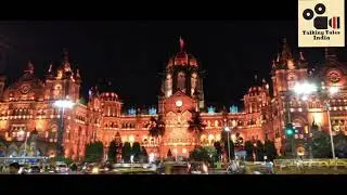 CST station heritage building in golden colour awareness about childhood cancer