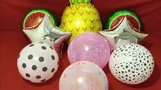 FUN UNBOXING AND BLOWING LOT'S OF MYLER BALLOON AND PRINTED BALLOON BLOWING ASMR SATISFYING VIDEO!!