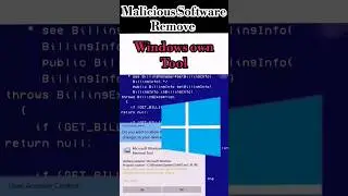 Unveiling the Dark Secret of Malicious Software Removal