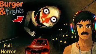 Riding a burger and frights on a bicycle to the city is scary | Burger & Frights