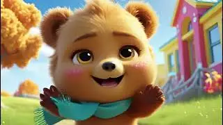 School Is Open! Cute Baby Bear Song 🐻🎶“Fun English Rhyme for Kids | #nurseryrhymes #englishlearning