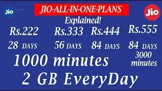 New Jio IUC changes Plans  Explained!! - Jio-All-In-One-plans