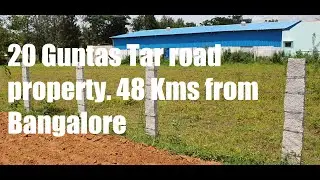Sale 20 Guntas farmland/Agriculture land 48 Kms from Bangalore.