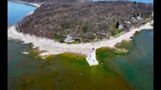 Drone Footage of the Lake Erie Shore line