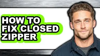 How to Fix Closed Zipper (easy Method)
