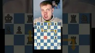 crash shows brilliant chess tactic #chess