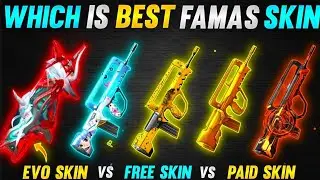 FAMAS NEW SKIN GAMEPLAY | EVO FAMAS GAMEPLAY IN FREE FIRE | FREE FIRE NEW | EVO FAMAS SKIN GAMEPLAY