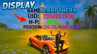 Display Player's Name, UID, HP & More In FreeFire Craftland | Begineer Tutorial (Easy Script!)