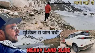 MANALI  जाते time हुई  khatarnak LAND SLIDE😱⎜LADAKH 2023⎜EP 20⎜@Himachalifamily5​