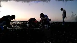 Getting Clams in the Sea Shore with BOY n OMAN