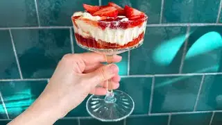 Клубничный ТИРАМИСУ / десерт БЕЗ ВЫПЕЧКИ