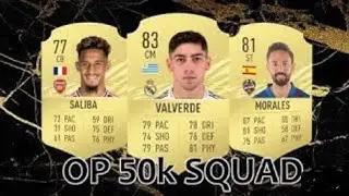 FIFA 21 | 50K STARTER TEAM 🔥OFFICIAL RATINGS | FT VALVERDE , MORALES , SALIBA