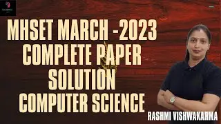 MHSET Computer Science Solved Question Paper 2021 |MHSET Computer Science PYQ with Explanation