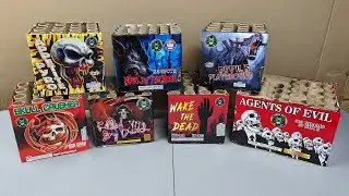 Halloween Themed 500g Cakes from Pyro Demon Fireworks!