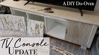TV Console Makeover | IKEA Hack | Kallax DIY and Update