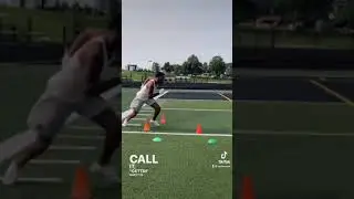 Carlton swopes Kentucky state football wide receiver Release Drill