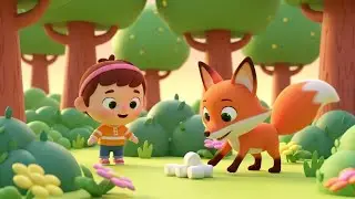 Fox Wears a Marshmallow Crown | Funny and Fun Kids Nursery Rhyme Animation