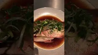 Steamed red snapper #yummy #fish #cooking