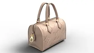 How to create the Louis Vuitton  Speedy Bag in CLO 3D.