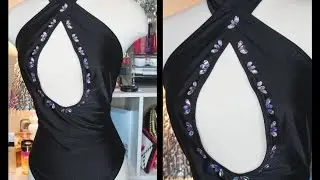 DIY Como hacer un bikini de una pieza/ DIY how to make a swimsuit one piece