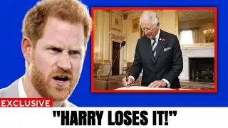 Prince Harry Goes MAD As King Charles Signs Document That Alters Royal Succession Overnight.