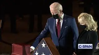 President Biden Pays Respects to U.S. Capitol Police Officer Brian Sicknick