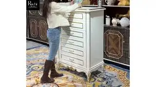 European Wooden Drawer Chest For Bedroom | Ruchi Collection Product ID:- SQ118