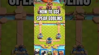 How to use spear goblins #clashroyale #howtodo #tutorial