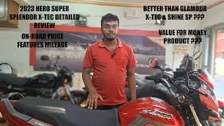 2023 New Hero Super Splendor Xtec-125 | New Feature & Price Updates Better than Glamour and Shine??
