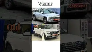 venue 2025🔥check the vibe facelift vs old which look bold and style #hyundai #venue