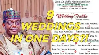9 KIDS, 1 DAY! 😱 Inside Minister Matawalle&rsquo;s Massive Abuja Wedding!