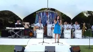 Jenna Ushkowitz of Glee sings at the American Ambassador's Residence in Paris